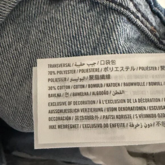 Abercrombie & Fitch The Loose high rise Jeans Sz 30 / 10 S - Picture 6 of 9